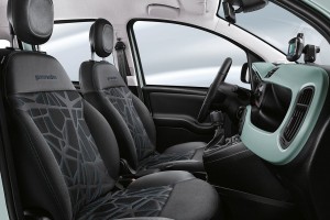 Fiat Panda, Hybrid, Neues Fahrzeug, Neuheit, Blau, Grün, Interieur, Sitze